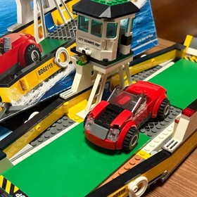 LEGO City Vehicle Transport Ship 60119 - Complete Set