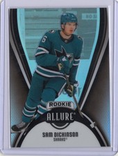 2025-26 Upper Deck Allure Sam Dickinson Rookie Black Rainbow #AR-SD Sharks