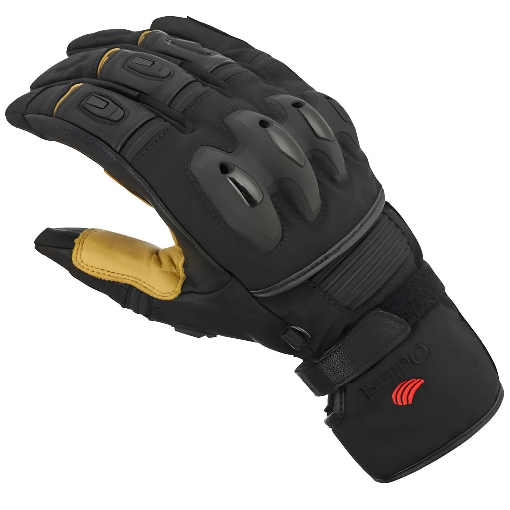 Halvarssons Flon WP Mens Black Waterproof Motorcycle Motorbike Bike Gloves
