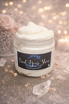 ULTIMATE BODY BUTTER W/ SHEA, MANGO,ALOE, ARGAN & JOJOBA