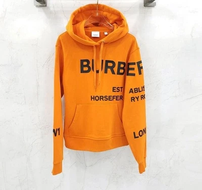 Burberry Sweat à capuche avec imprimé orange 152971735 [U] - Photo 1/4