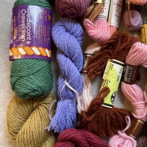 Lot 60 Vintage Wicking Yarn Crewel Embroidery Thread Cards Cross Stitch 15 Oz image 7