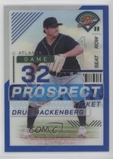 2024 Panini Prospect Edition Blue Prizm 37/149 Drue Hackenberg #184 1id5