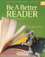 GLOBE FEARON BE A BETTER READER LEVEL D STUDENT EDITION *Excellent Condition*