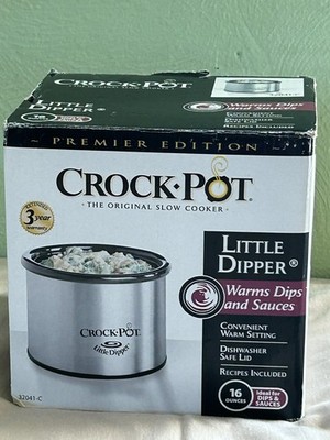 Crock Pot Little Dipper Premier Edition 32041-C NEVER USED w/Box 2012 Sunbeam