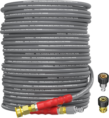 #ad Pressure Washer Hose 100Ft 4200PSI with 3 8 Quick Connect 1 4 Commercial Grade $158.83