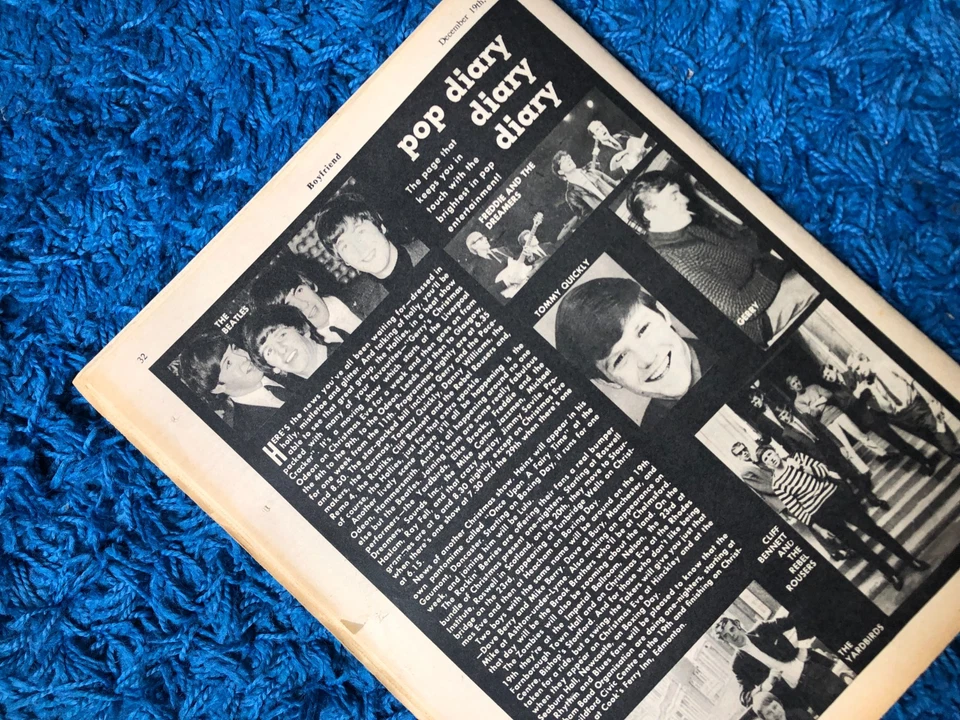 Boyfriend magazine comic 19 Dec 1964 UK Rolling Stones Beatles Manfred Mann Mod - Image 3 of 4