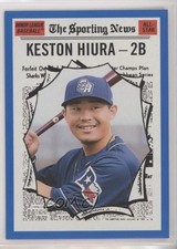 2019 Topps Heritage Minor League Edition Blue 61/99 Keston Hiura #189 o7m