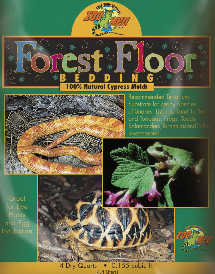 ZOO MED'S Zoo Med Forest Floor 26,4 L, Zypressen Mulch, Bodengrund, Terrarium CM-24