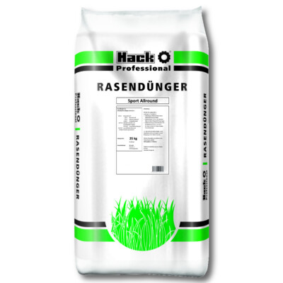 HACK Rasenlangzeitdünger Sport Allround 25 kg Rasendünger Profidünger Sportpl