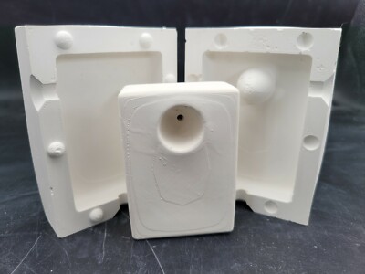 Rectangle plaster slip mold ceramic casting