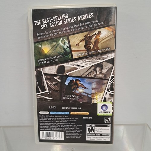 Tom Clancy's Splinter Cell Essentials CIB / Field Commander No Manual Sony PSP - Picture 6 of 7