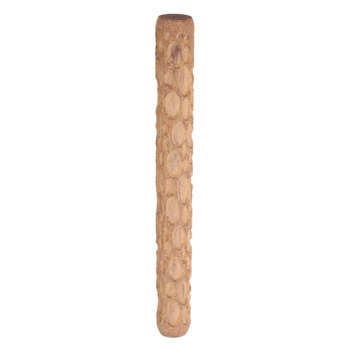 Rodillo de arcilla de madera 12 cm herramientas de cerámica de madera rodillos de textura de guijarros