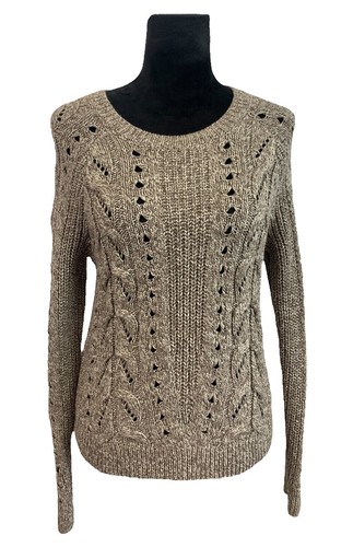 lucky brand cable knit sweater dress Light Coffee Cable Knit Long Sleeve Sweater Mini Dress