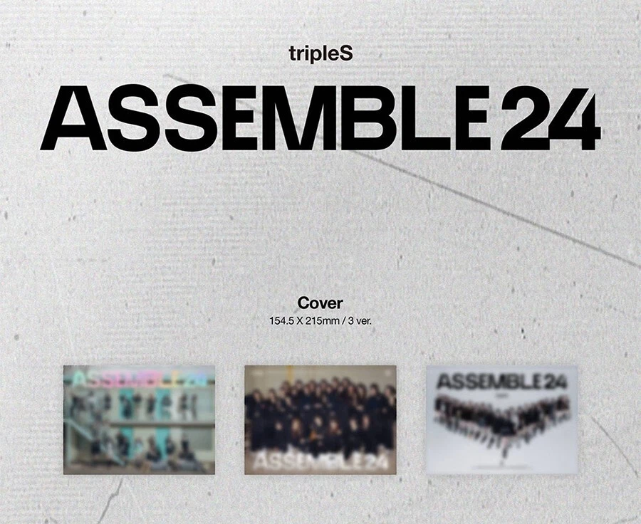 TRIPLES ASSEMBLE24 Album 3 Ver SET/3CD+3 Book+3 Objekt+9