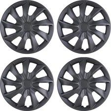 15" New Set of 4 Wheel Cover Hubcap Replacement Fits fit R15 Tire & Steel Rim