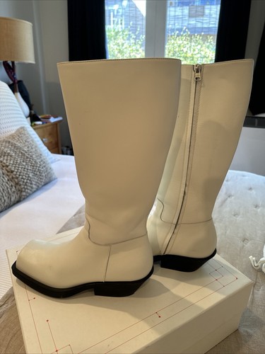MARNI Women's Leather Western Boot Shoes Size 37 $1,400 - Picture 2 of 6