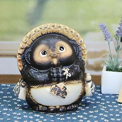 Raccoon Dog Onegai Tanuki Japanese Shigaraki Yaki Lucky Charm