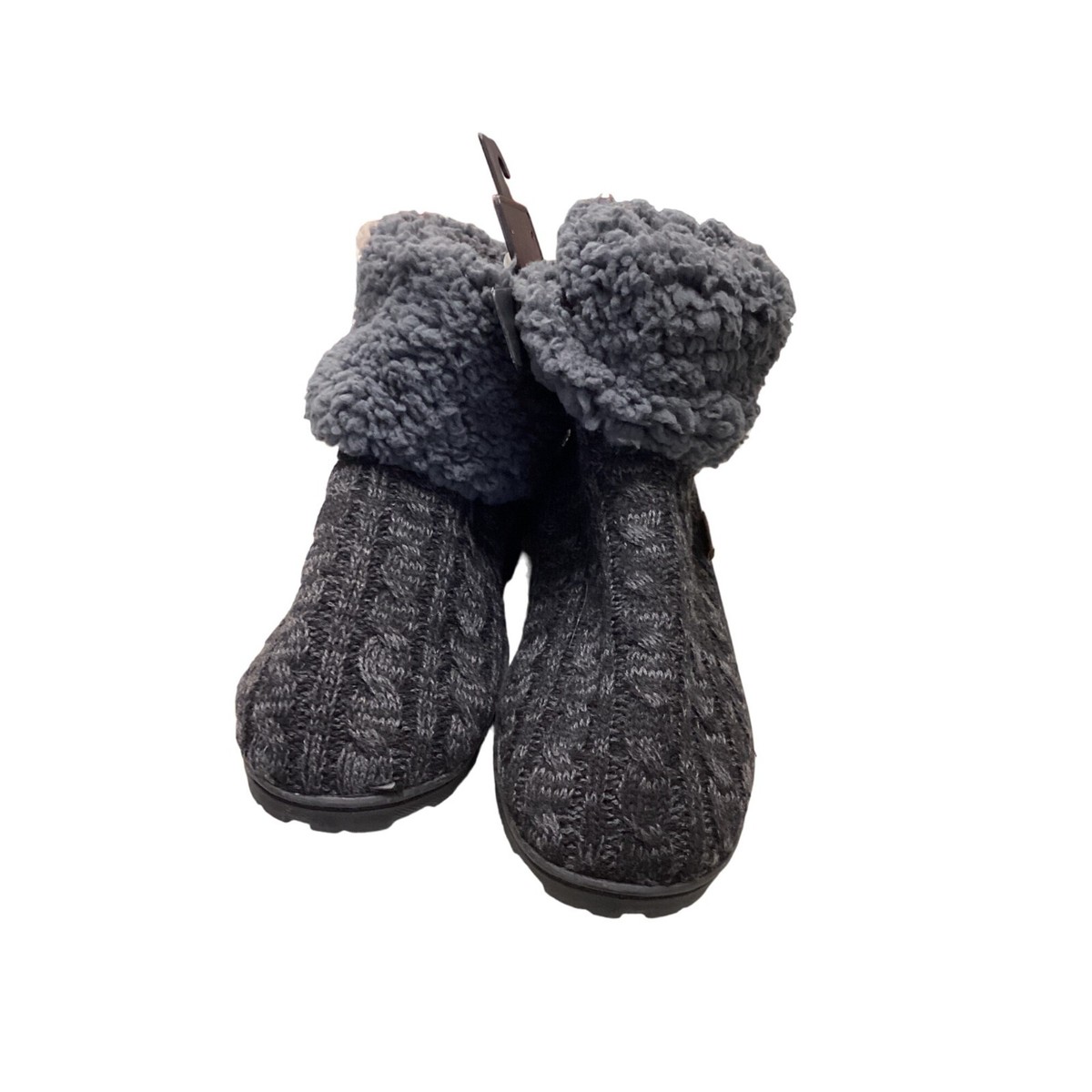 Slipper Boots Muk Luk Boots On Sale Muk Luk Women's Gray Fur