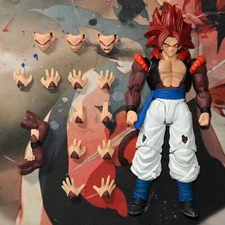 custom dragonball  shf  ssj4 gogeta