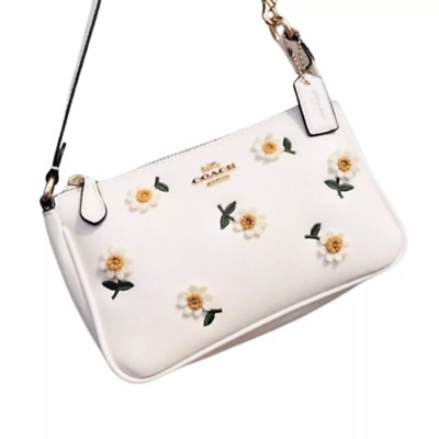   BestDeal   BAG Nolita C0ach 19 Daisy Embroidery Wristlet Women Fashion