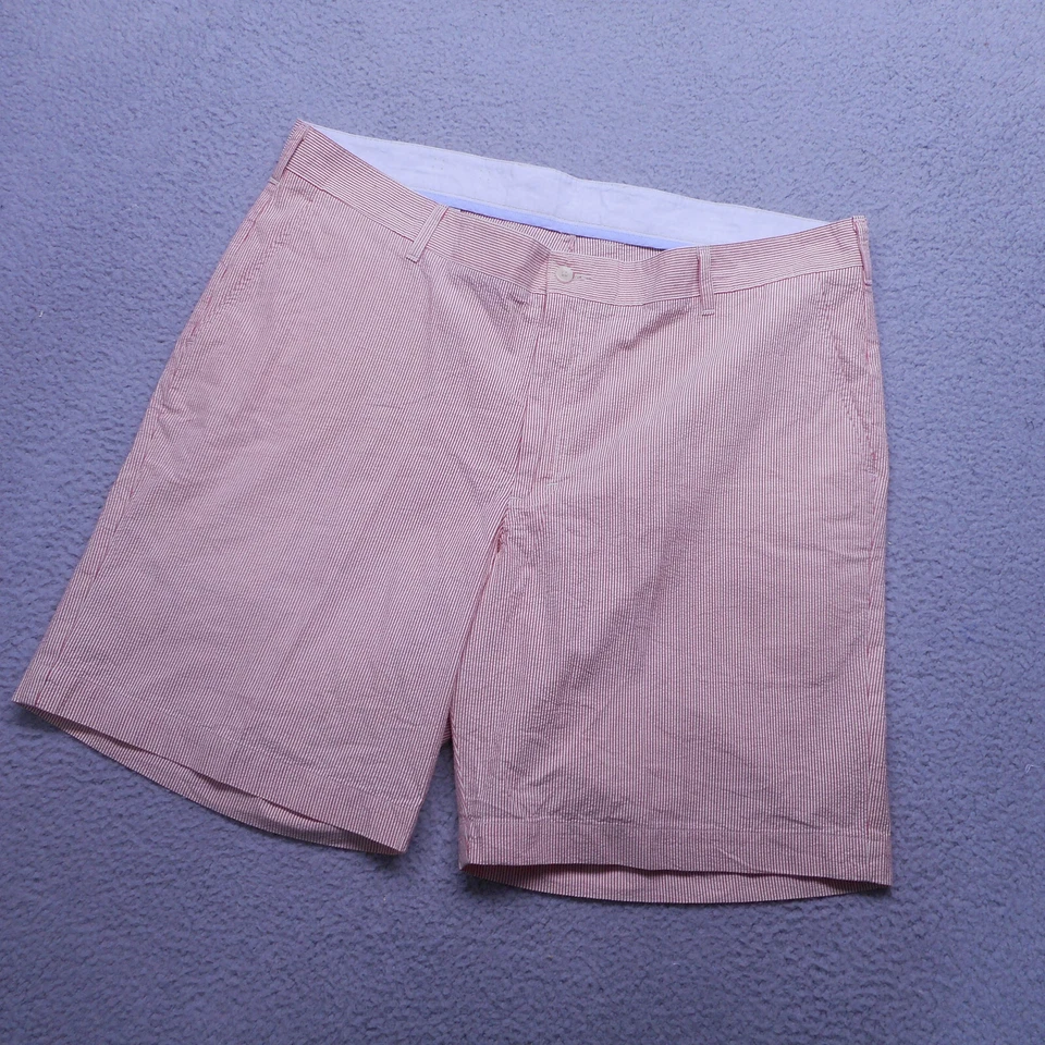 Bills Khakis 短裤男式 42 红色面霜针尖泡泡纱标准版型 PS RCPS — 第 2/4 张图片