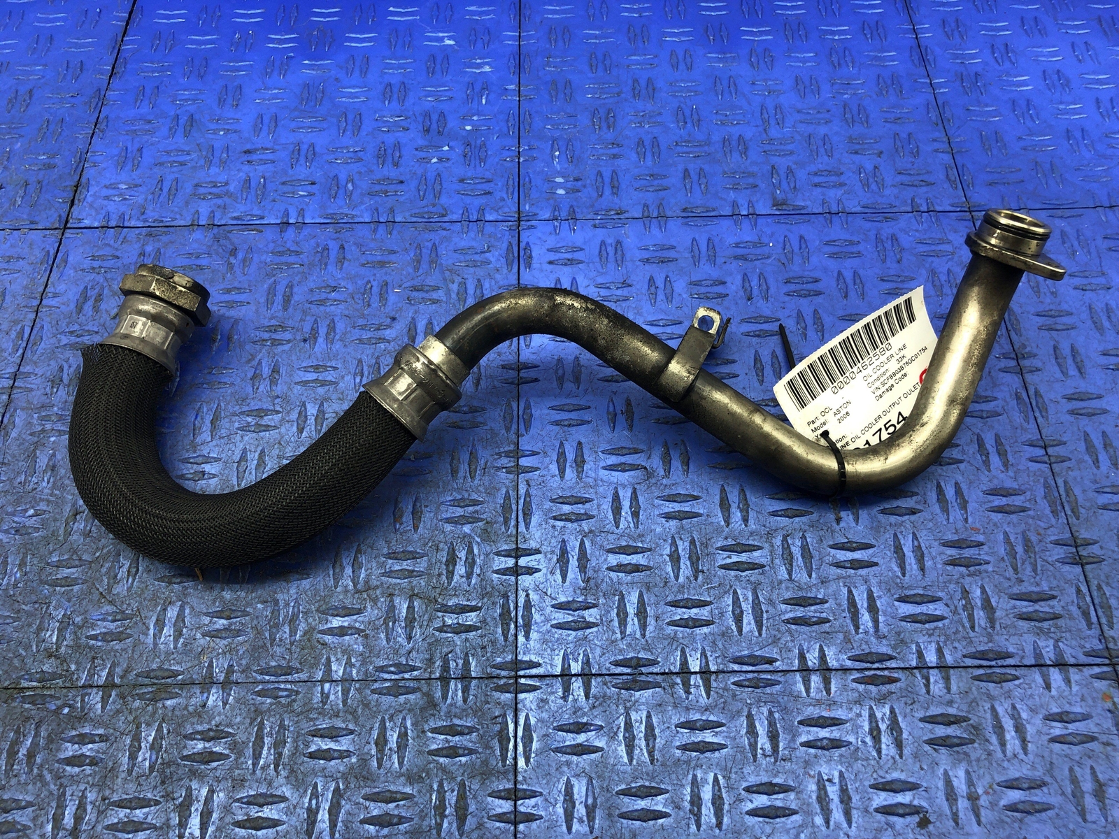 2006-2018 ASTON MARTIN VANTAGE V8 ENGINE OIL COOLER OULET LINE PIPE 6G33-9N778