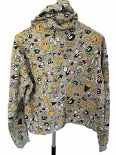 Looney Tunes Sweatshirt Youth Large Tweety Bird Y2K Pullover Hoodie