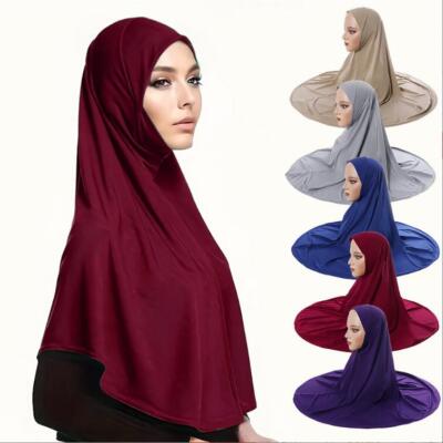 Arab Wear Directly Instant Hijab Muslim Turban Women Islamic Prayer Scarf  Khimar