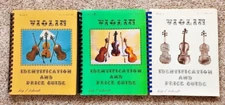 ROY EHRHARDT VIOLIN IDENTIFICATION PRICE GUIDES BOOKS 1, 2, & 3! 1970s! EX COND!