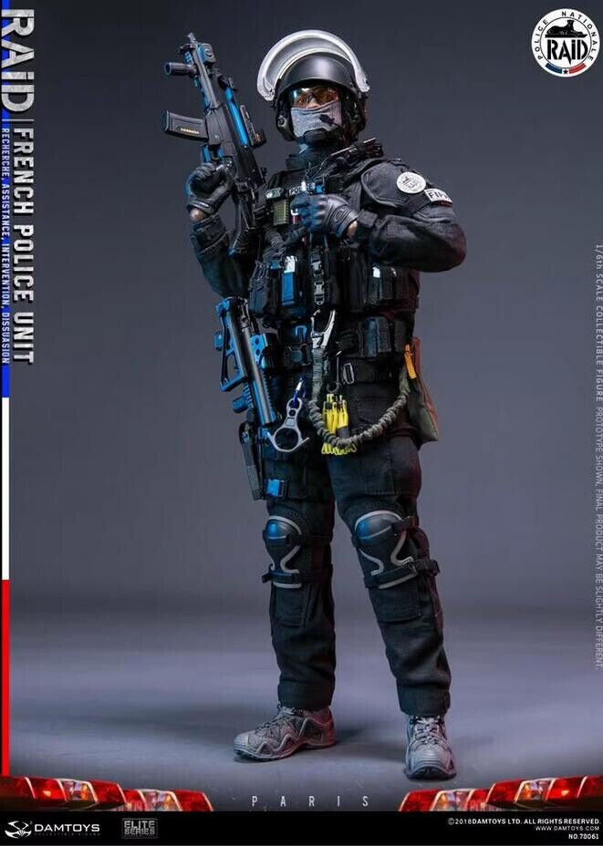 DAMTOYS 78061 1/6 French Police Unit RAID in Paris Figure DAMTOYS 78061 1/6 French Police Unit RAID in Paris Figure