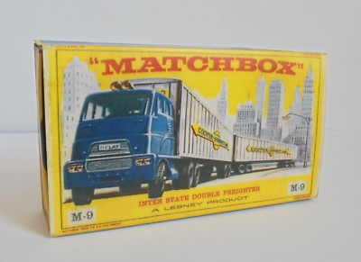 Repro Box Matchbox Major Pack M-9 Inter State Double Freighter