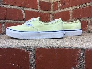 vans authentic bright green