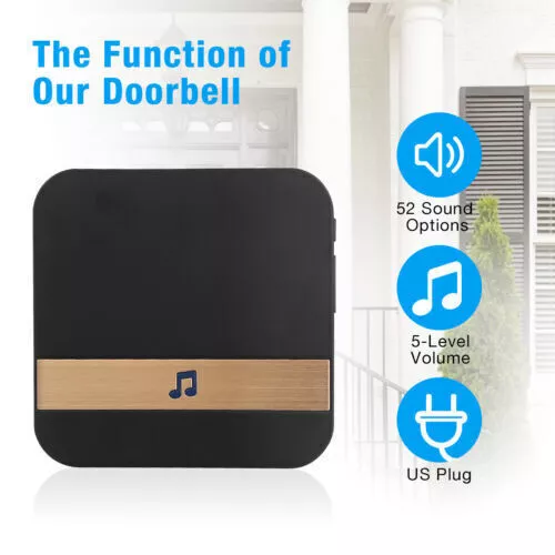 Wireless WiFi Video Doorbell Smart Phone Camera Door Bell Ring Intercom Security - Picture 30 of 30