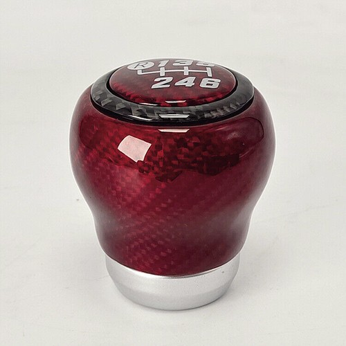 1X Real Carbon Fiber 6S Gear Shift Knob For Subaru BRZ 2012 - 2024 For Toyota 86 - Picture 19 of 23