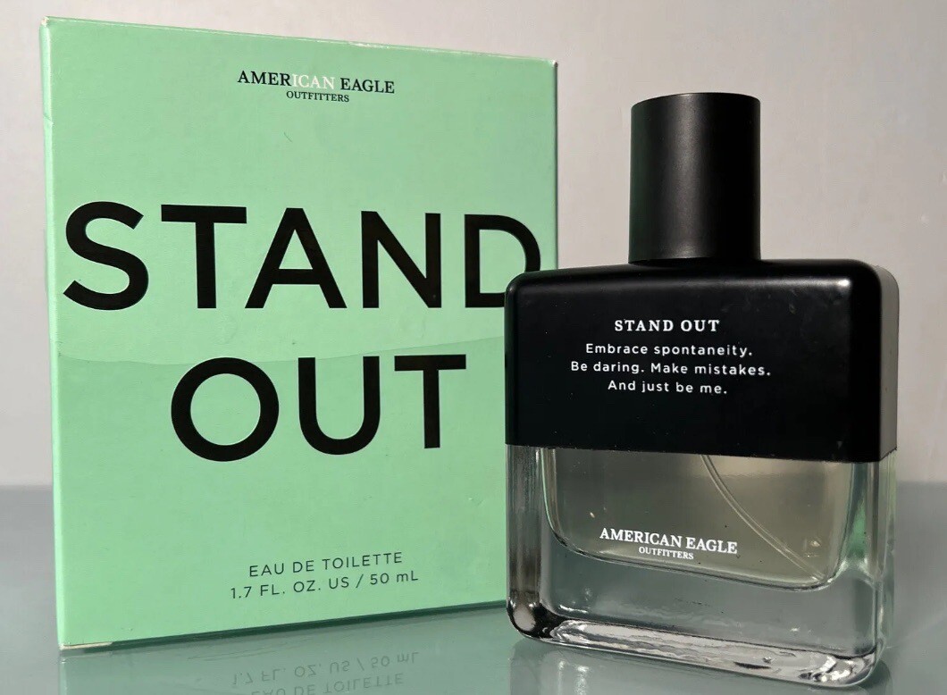 American Eagle STAND OUT 1.7 Ounce 50 ML Eau De Toilette New Sealed Box