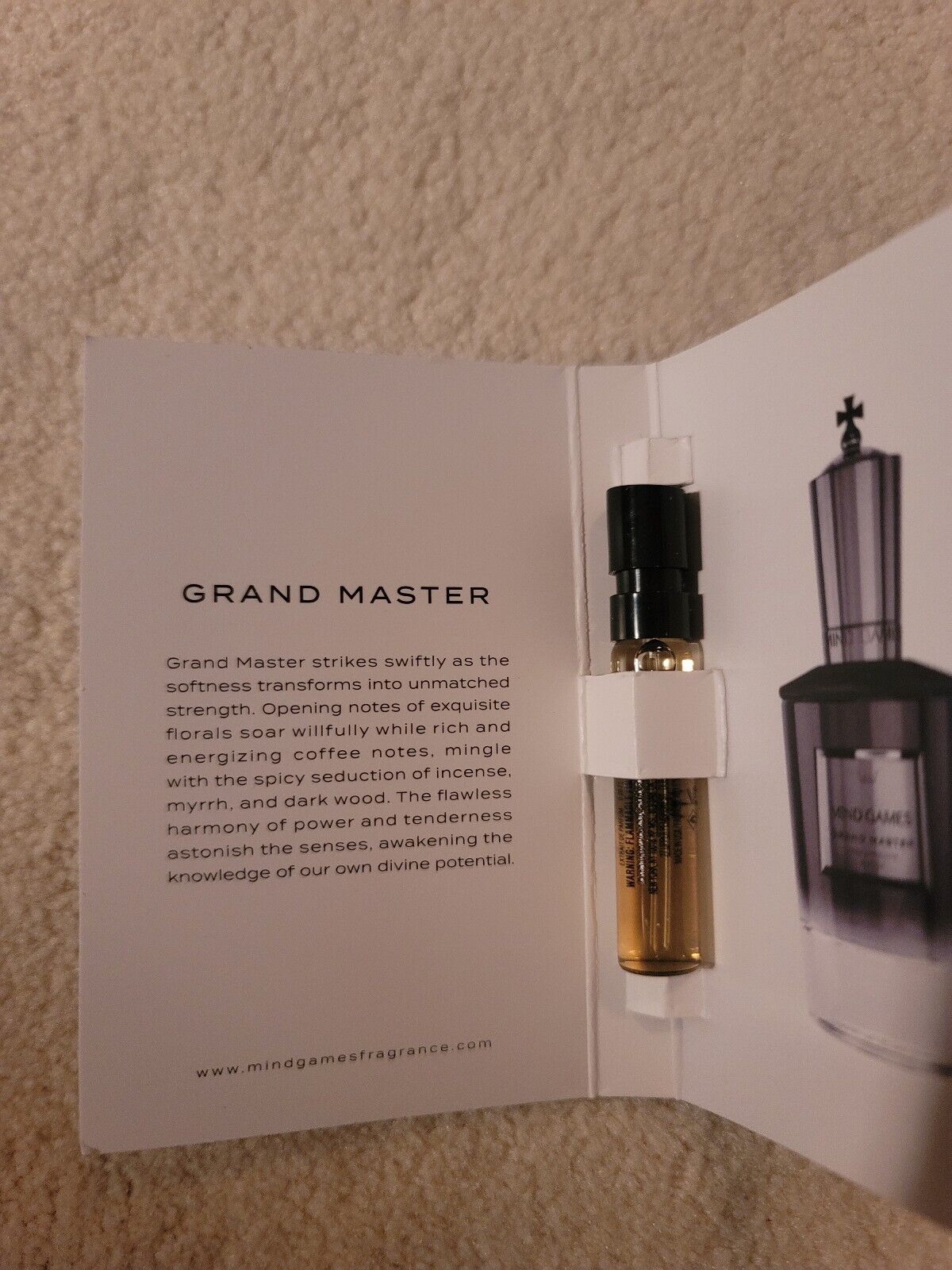 Grand Master  Unisex Floral Perfume with Coffee & Incense