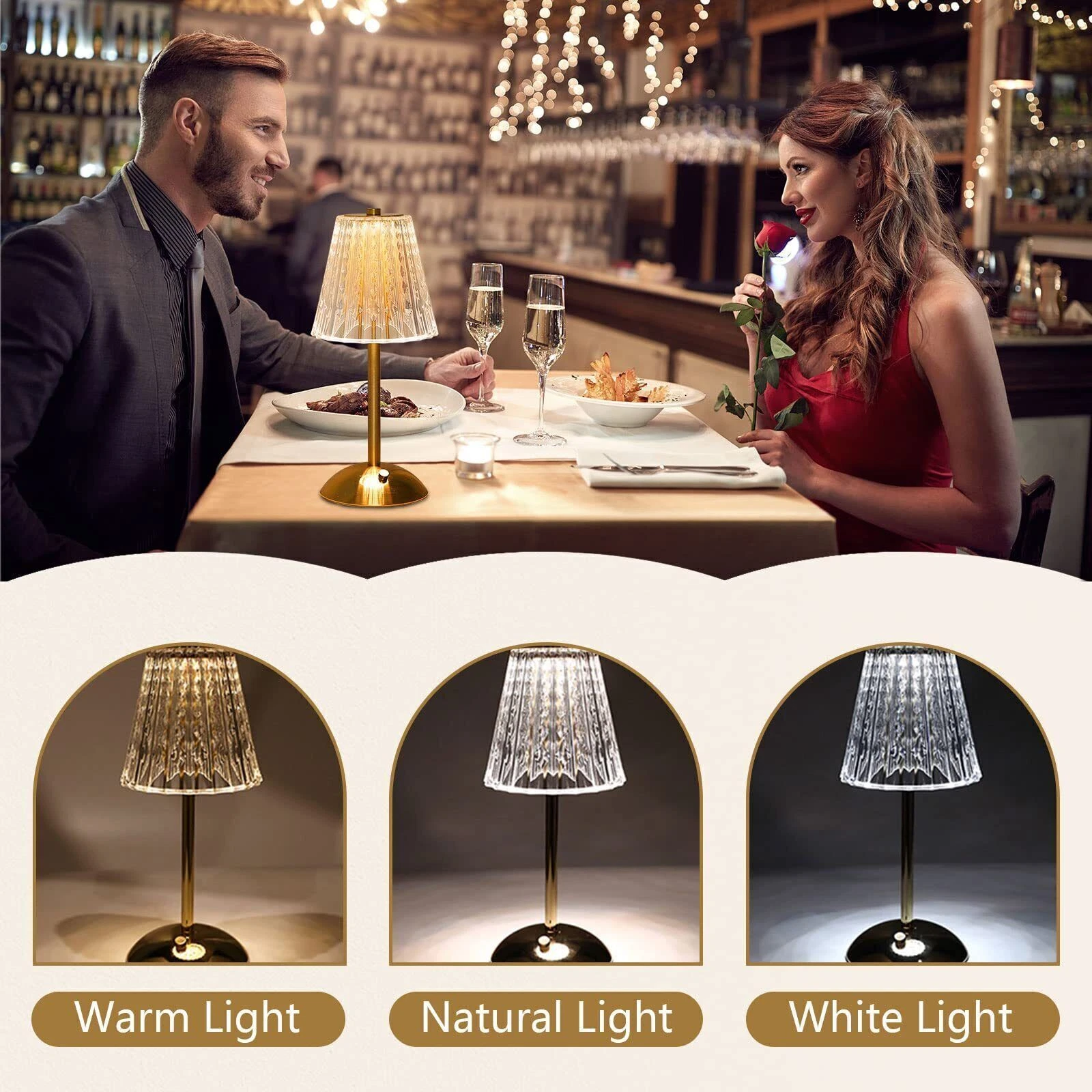Lamp's packaging box with product details