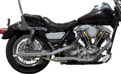 1982-1983 for Harley Super Glide II FXR PAUGHCO 40'' Slashcut Exhaust 732-40