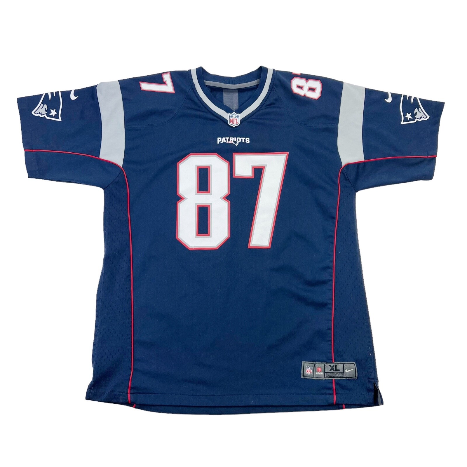 Nike New England Patriots Rob Gronkowski 87 Jersey Youth XL (Fits Mens