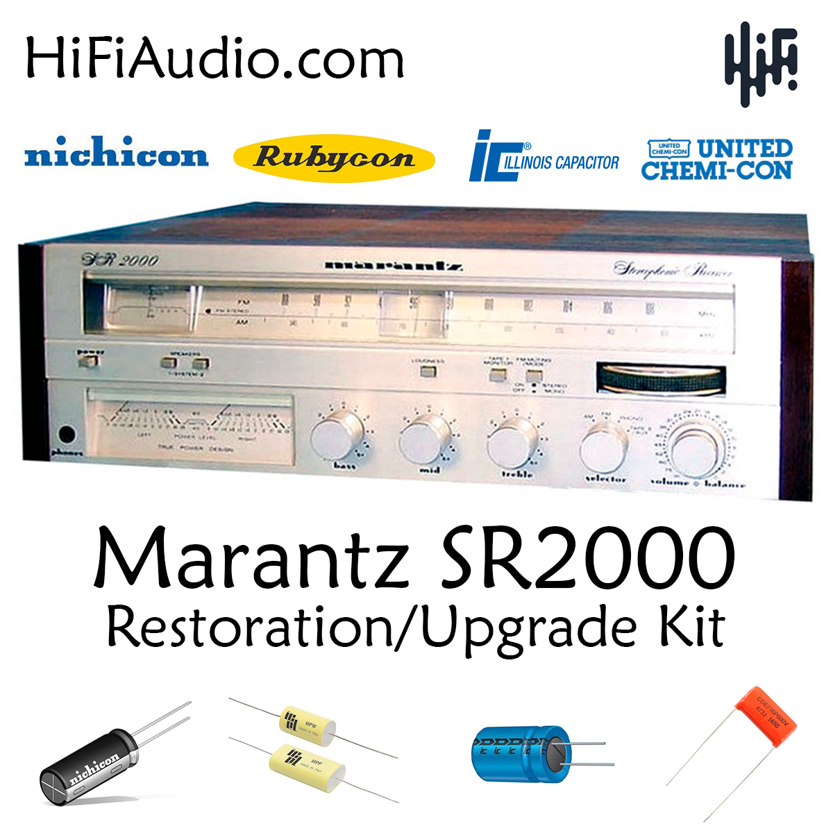 Marantz SR-2000 rebuild restoration recap service capacitor kit