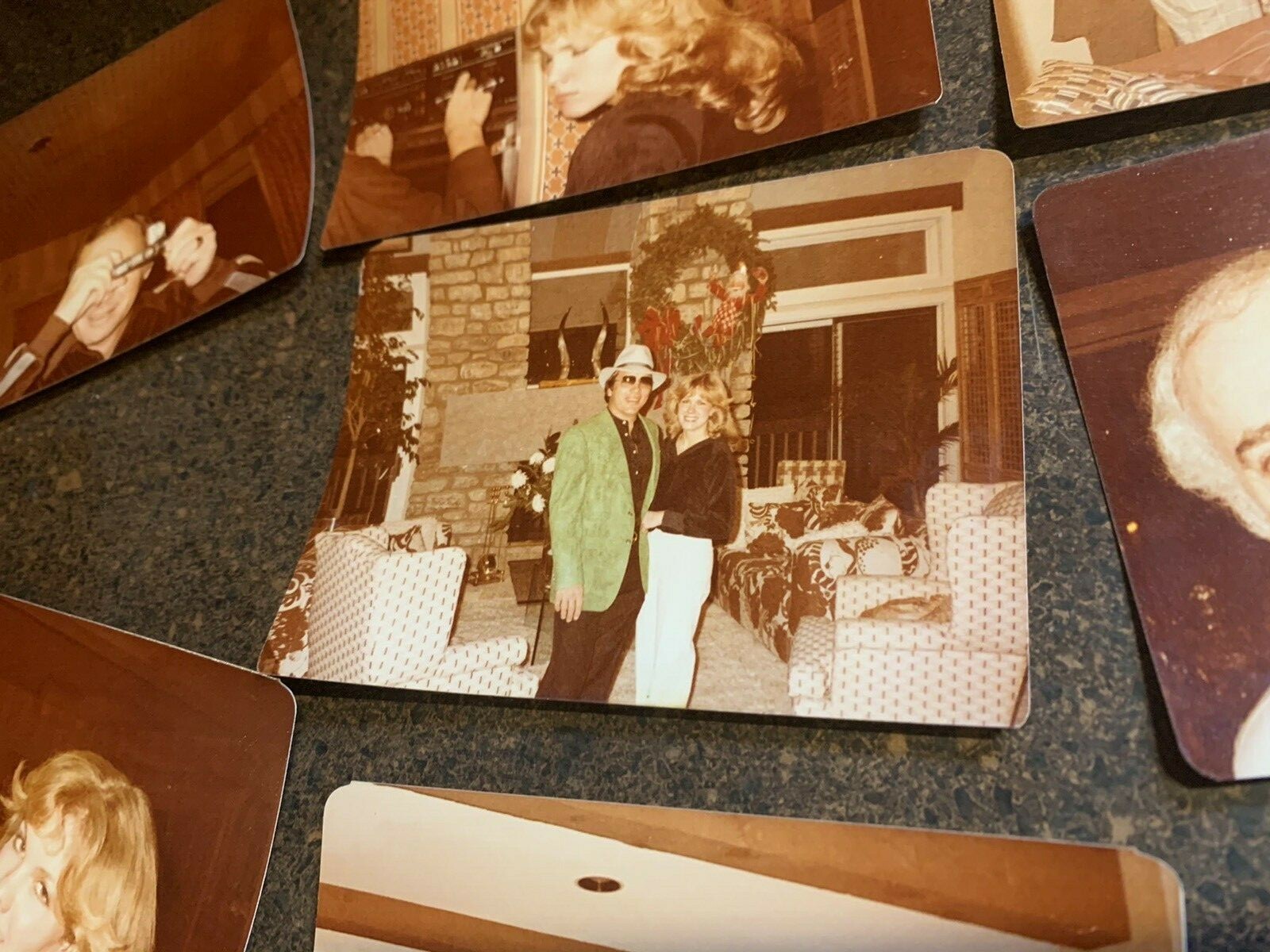 1970's Johnny Bench Personal Party Photos with First Wife Vickie