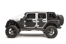Fab Fours Rear Door Skin Fits 2007-2017 Jeep Wrangler Utility 4-Door JK3002-1
