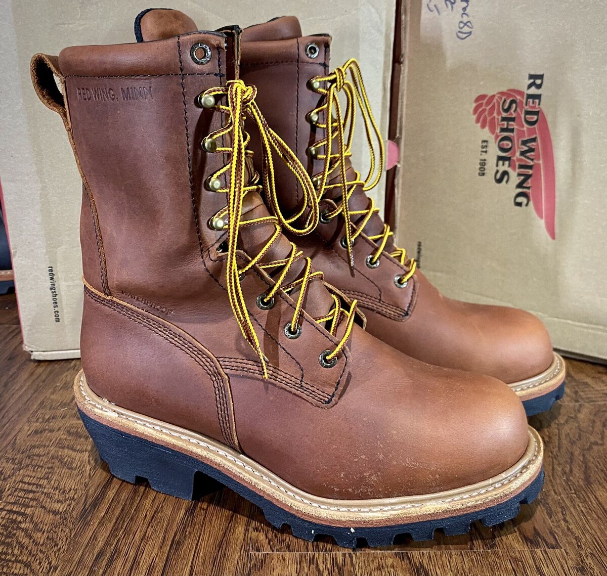 Red Wing 217 waterproof logger 8.5D 8 inch | eBay Red Wing 217 waterproof logger 8.5D 8 inch | eBay