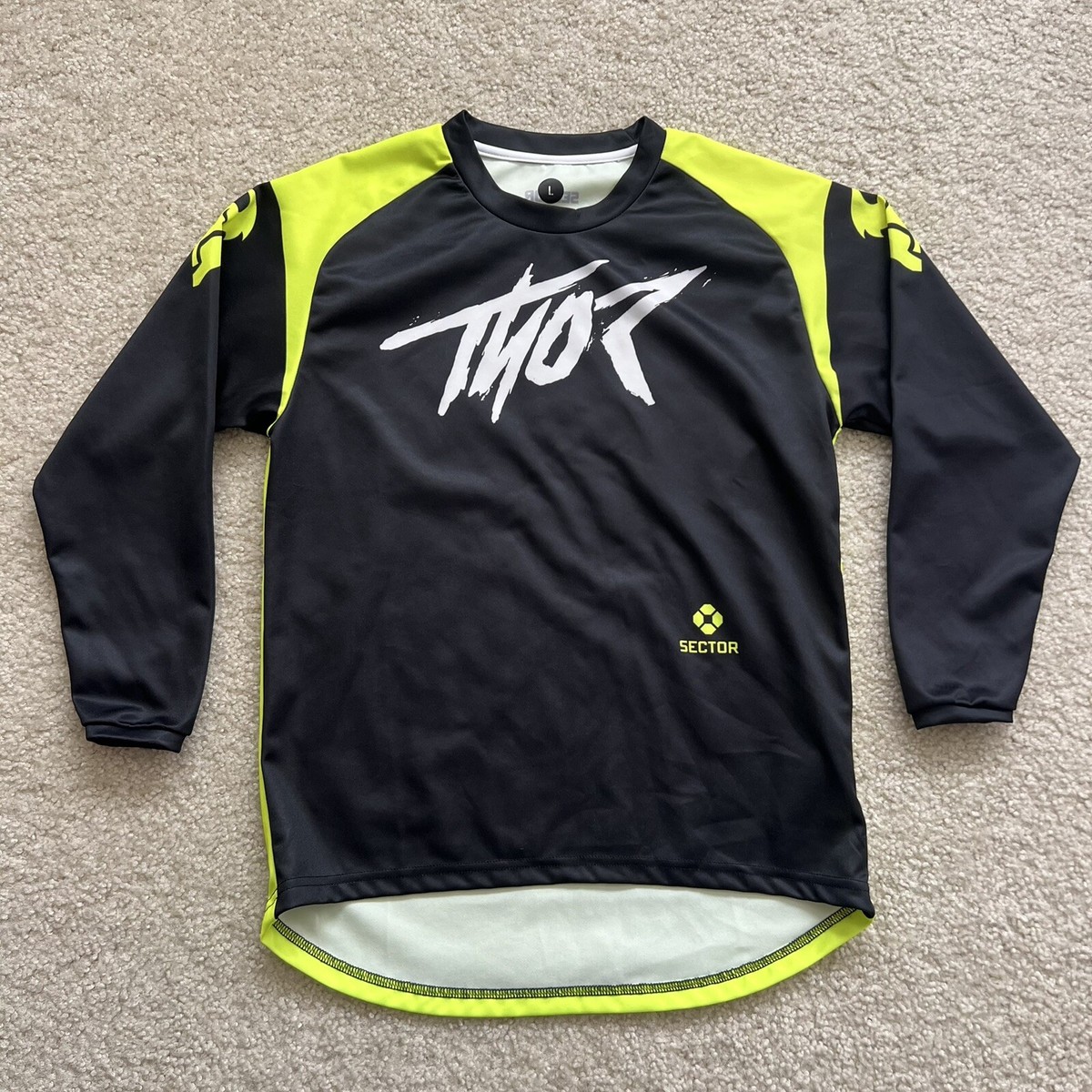 Thor Sector Racing Jersey Shirt Motocross Dirt Bike Youth Boys
