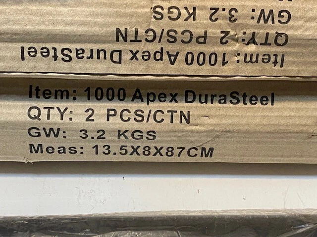 3 Qty of #1000 Apex Durasteel Stanchion/Post w/ 2 PCS/CTN 13.5x8x87 CM (3 Qty) - Image 2 of 4