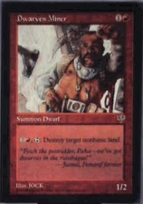 Dwarven Miner - Mirage: #169, Magic: The Gathering Nm R208