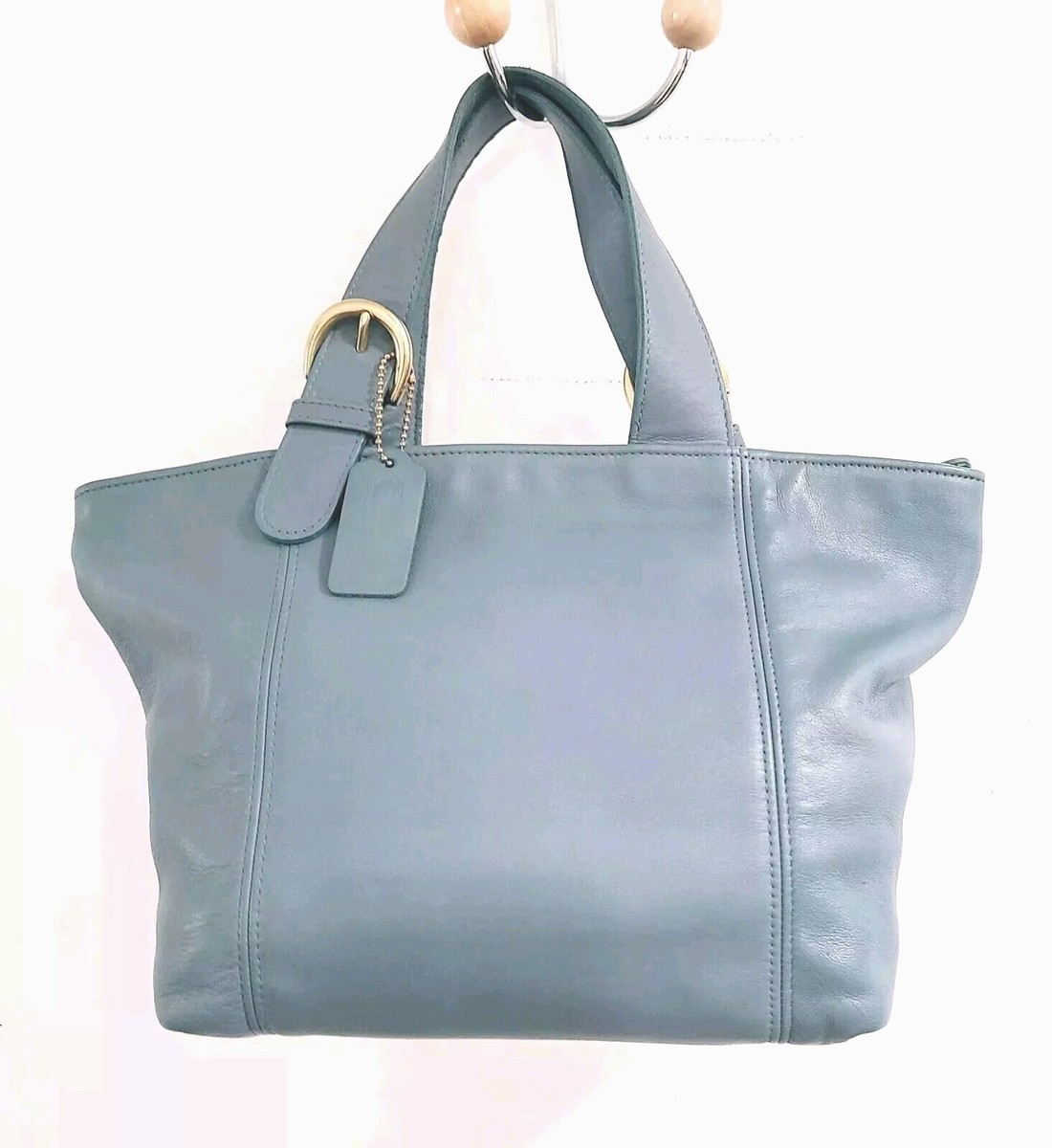 バッグ COACH Vintage Navy Leather Handbag 4133 s-l400.jpg