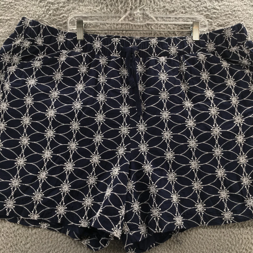 Pantalones cortos chinos Lane Bryant para mujer 24 (46x5 real) cordón de algodón multicolor Foto 2 de 4