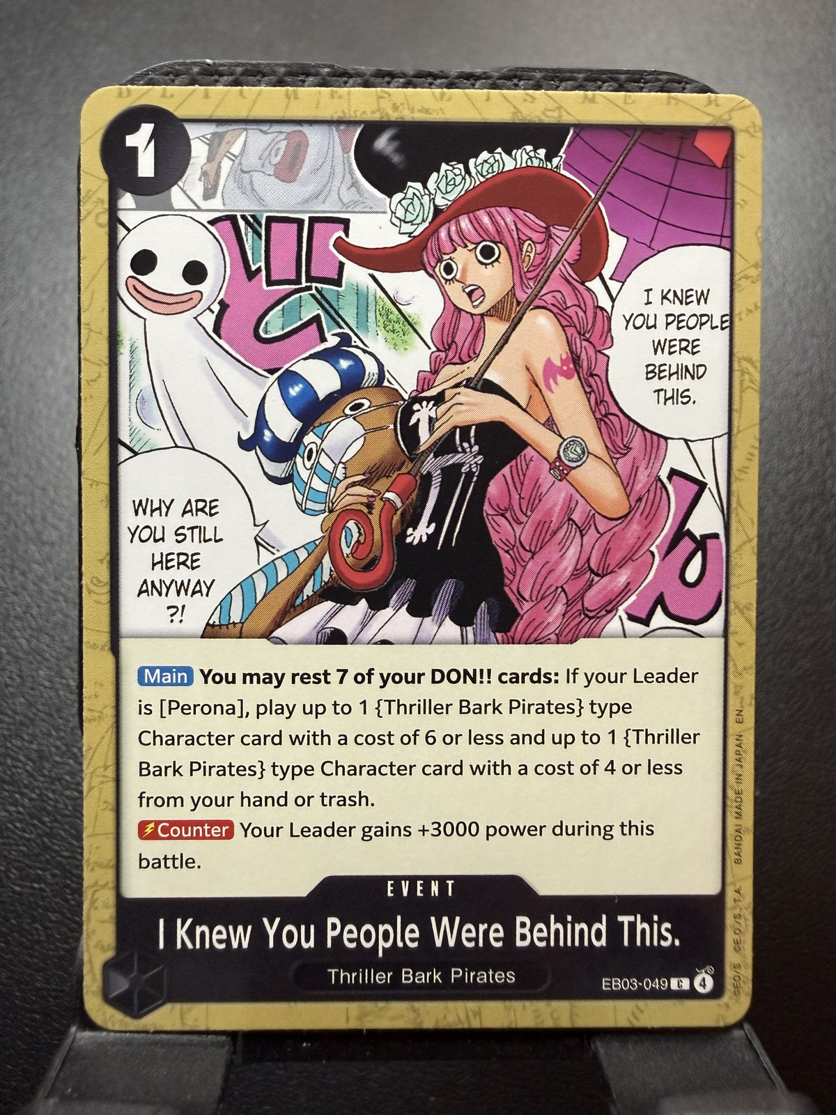 One Piece Heroines Edition #EB03-049 I Knew You People Were Behind This.